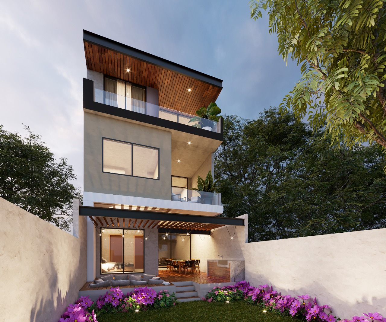 Fachada Posterior low